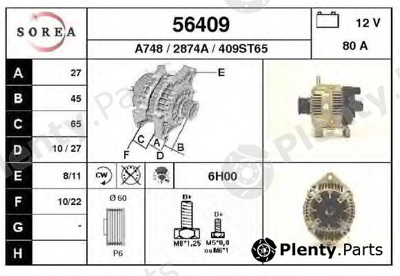  EAI part 56409 Alternator