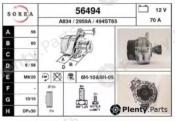  EAI part 56494 Alternator