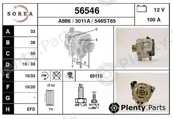  EAI part 56546 Alternator