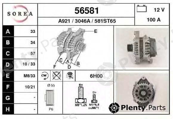  EAI part 56581 Alternator