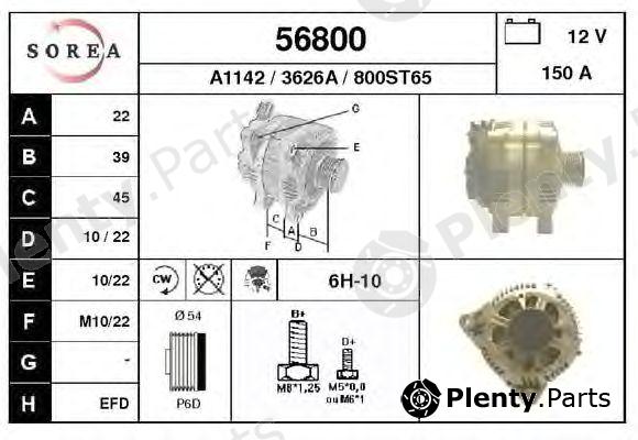  EAI part 56800 Alternator