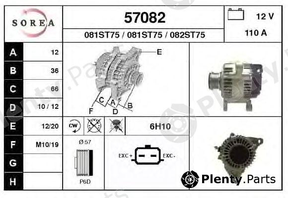  EAI part 57082 Alternator