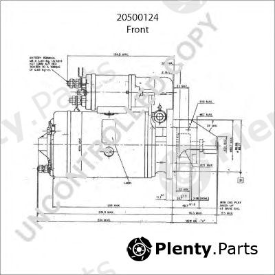  PRESTOLITE ELECTRIC part 20500124 Starter