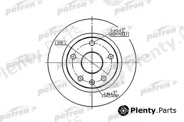  PATRON part PBD2619 Brake Disc