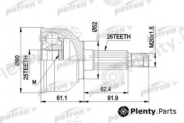  PATRON part PCV1042 Joint Kit, drive shaft