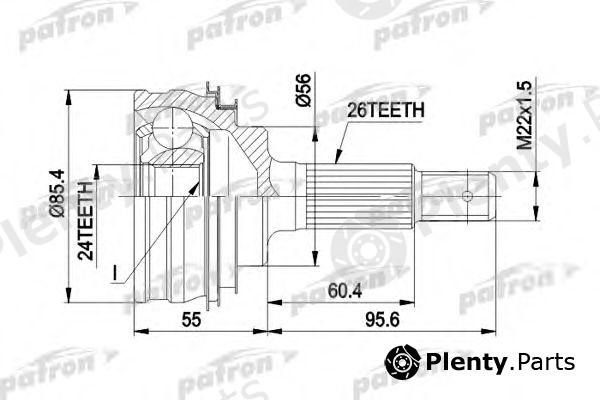  PATRON part PCV1070 Joint Kit, drive shaft