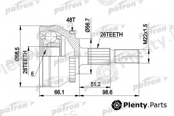  PATRON part PCV1368 Joint Kit, drive shaft