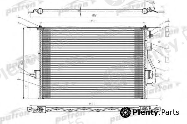 PATRON part PRS1068 Condenser, air conditioning