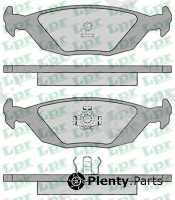  LPR part 05P887 Brake Pad Set, disc brake