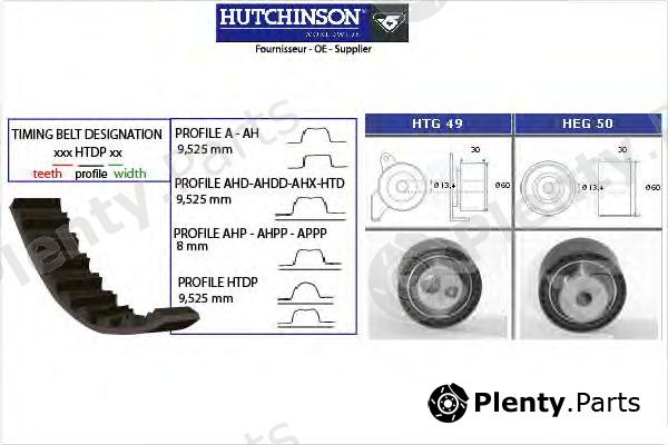 HUTCHINSON part KH147 Timing Belt Kit