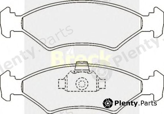  BRECK part 207530070100 Brake Pad Set, disc brake