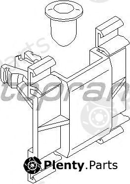  TOPRAN part 103102 Clip, trim/protective strip