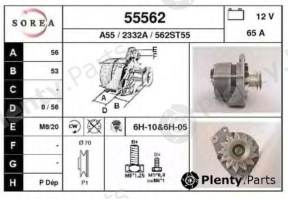  EAI part 55562 Alternator