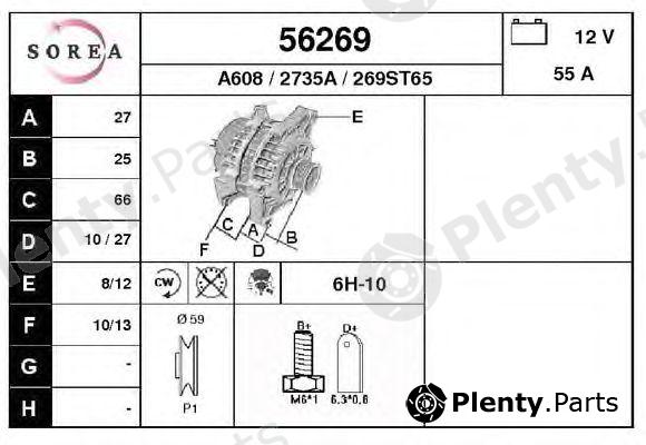  EAI part 56269 Alternator