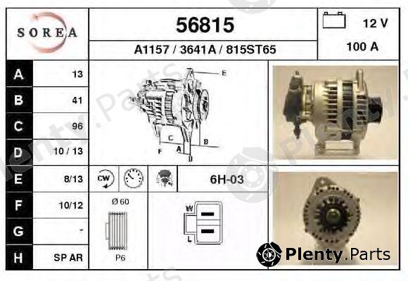  EAI part 56815 Alternator