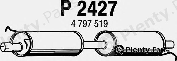  FENNO part P2427 Middle Silencer