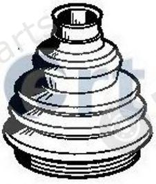  ERT part 500030T Bellow Set, drive shaft