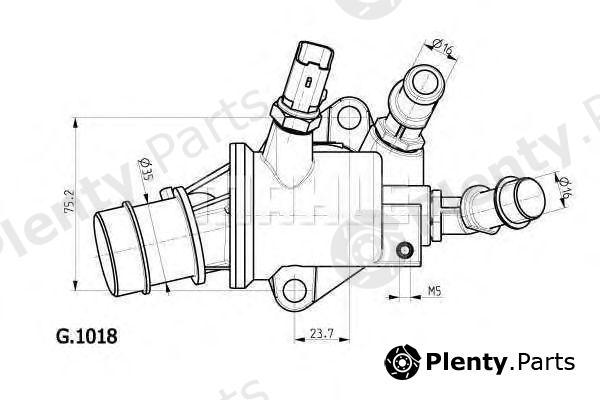  BEHR THERMOT-TRONIK part TI14388 Thermostat, coolant