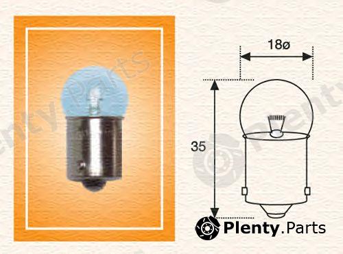  MAGNETI MARELLI part 004009100000 Bulb, licence plate light; Bulb, tail light; Bulb, interior light; Bulb
