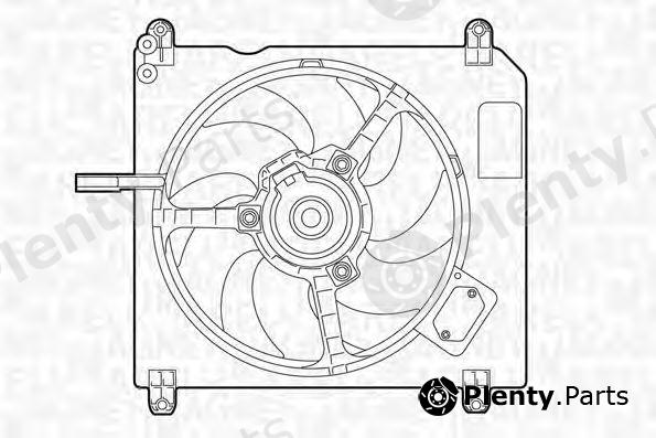  MAGNETI MARELLI part 069422005010 Fan, radiator