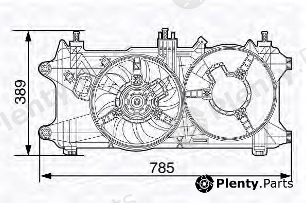  MAGNETI MARELLI part 069422487010 Fan, radiator