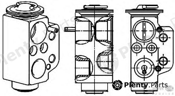  BEHR part 8UW351234-471 (8UW351234471) Expansion Valve, air conditioning
