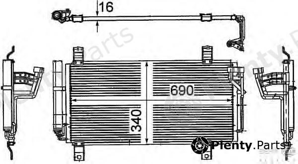  BEHR part 8FC351318791 Condenser, air conditioning