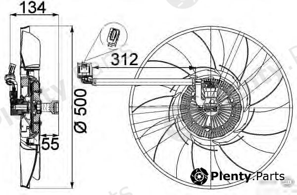  BEHR part 8MV376757-301 (8MV376757301) Fan, radiator