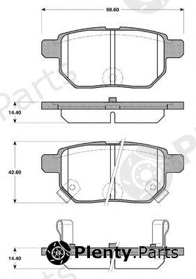 NK part 224580 Brake Pad Set, disc brake