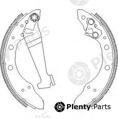  REMSA part 4046.01 (404601) Brake Shoe Set