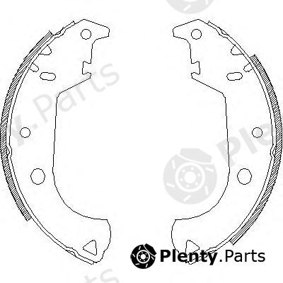  REMSA part 4125.00 (412500) Brake Shoe Set