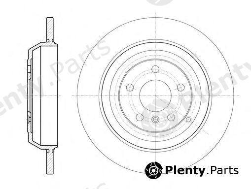  REMSA part 61166.00 (6116600) Brake Disc
