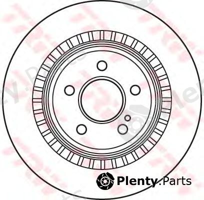  TRW part DF4916S Brake Disc