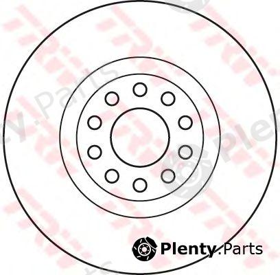  TRW part DF6060S Brake Disc