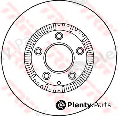  TRW part DF6067S Brake Disc