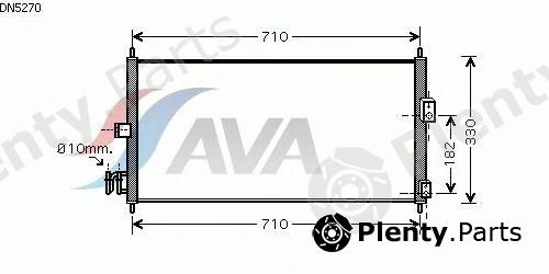  AVA QUALITY COOLING part DN5270 Condenser, air conditioning