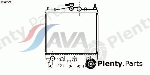  AVA QUALITY COOLING part DNA2210 Radiator, engine cooling
