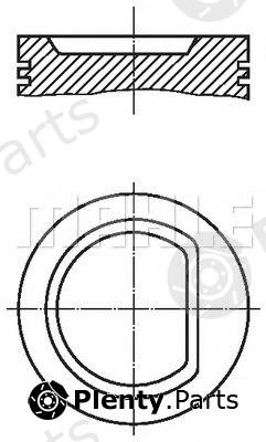  MAHLE ORIGINAL part 0398100 Piston