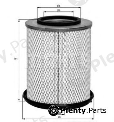  MAHLE ORIGINAL part LX656 Air Filter