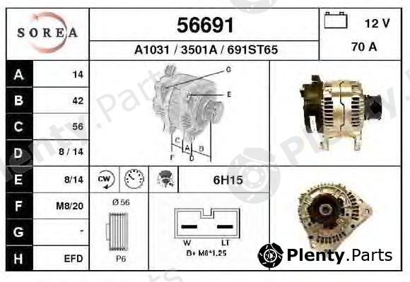  EAI part 56691 Alternator