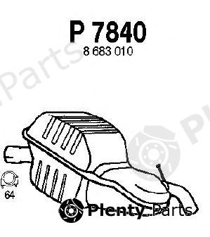 FENNO part P7840 End Silencer