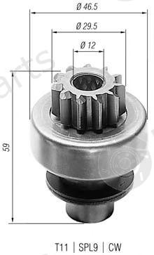  MAGNETI MARELLI part 940113020164 Pinion, starter