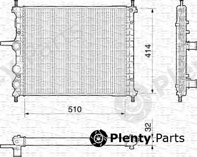  MAGNETI MARELLI part 350213187000 Radiator, engine cooling