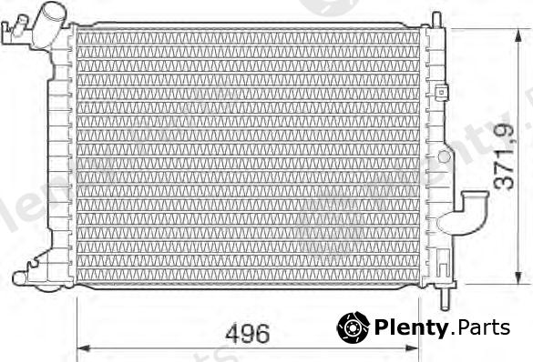  MAGNETI MARELLI part 350213282000 Radiator, engine cooling