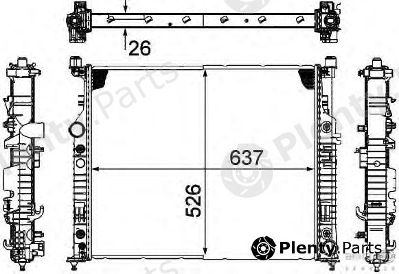  BEHR part 8MK376781561 Radiator, engine cooling