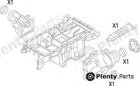  CORTECO part 19535862 Gasket Set, differential