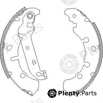  REMSA part 4137.00 (413700) Brake Shoe Set