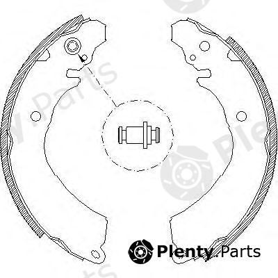  REMSA part 4646.01 (464601) Brake Shoe Set