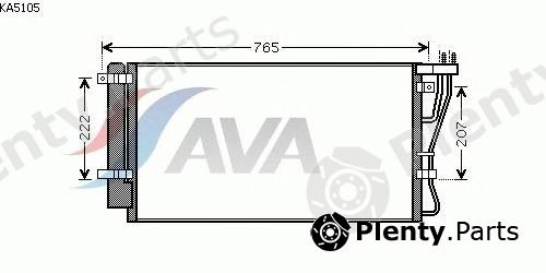  AVA QUALITY COOLING part KA5105 Condenser, air conditioning