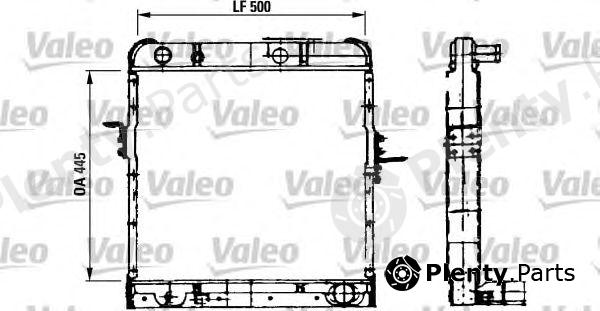  VALEO part 730550 Radiator, engine cooling